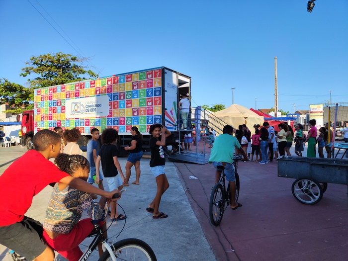 Caminhão ODS com público