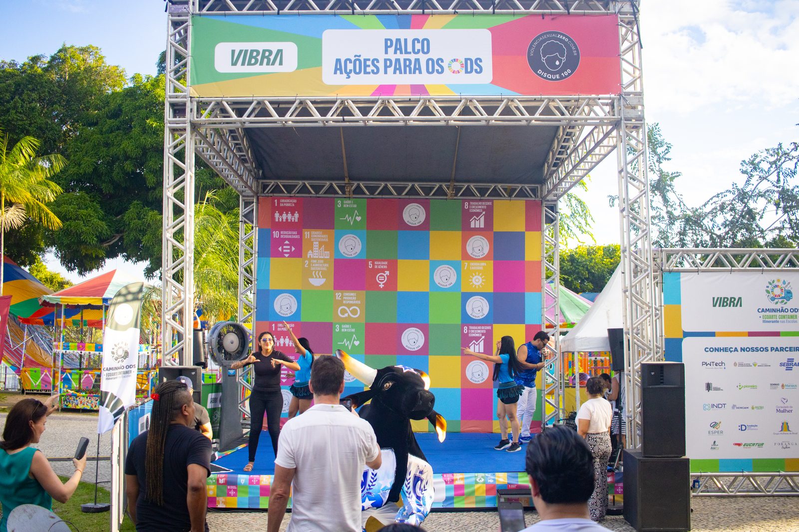 Palco Ações para os ODS com público